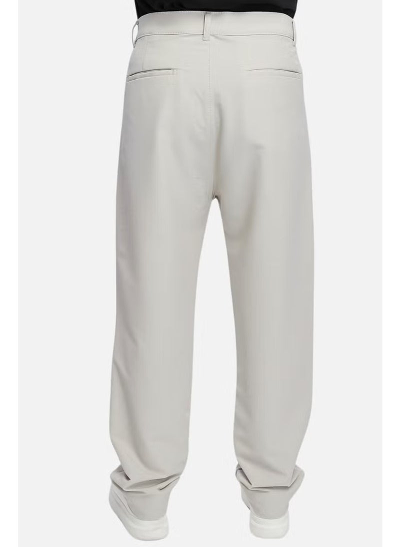 Cedy Denim سروال تشينو فضفاض بخصر مرتفع للرجال C358 - Image 4